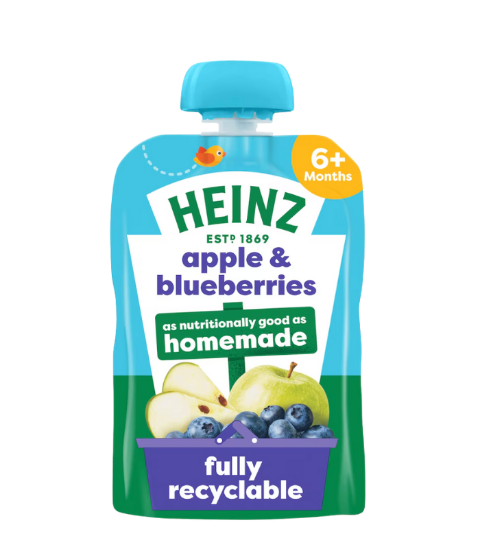 Apple & Blueberries pouch